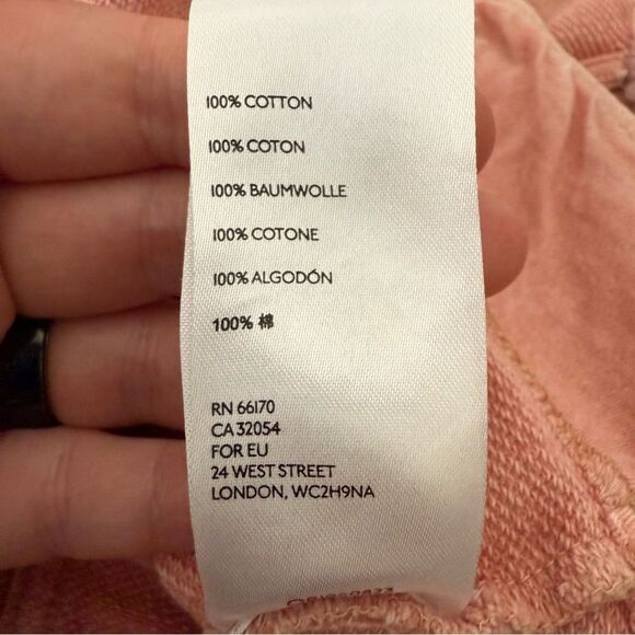 Maeve by Anthropologie Tank Top Womens Sz S Pink Sleeveless V Neck Tassel Cotton - Picture 8 of 10